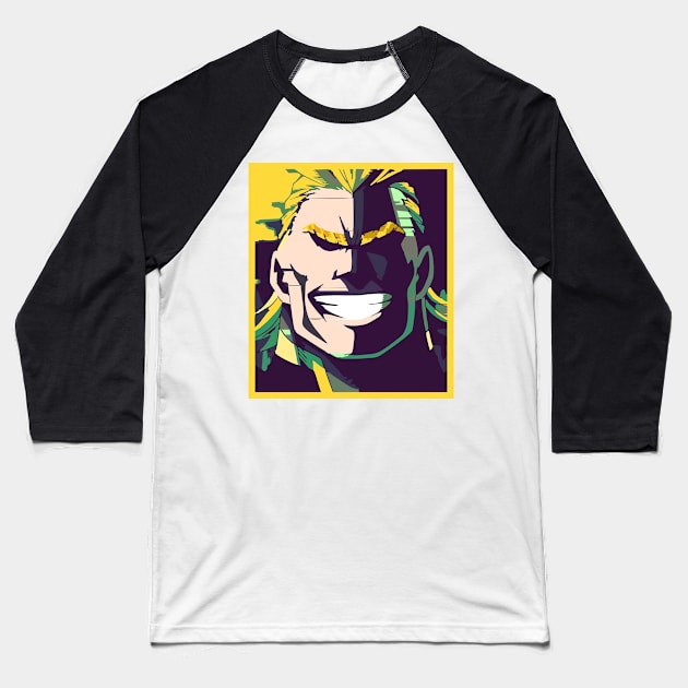 All Might Baseball T-Shirt by BarnawiMT